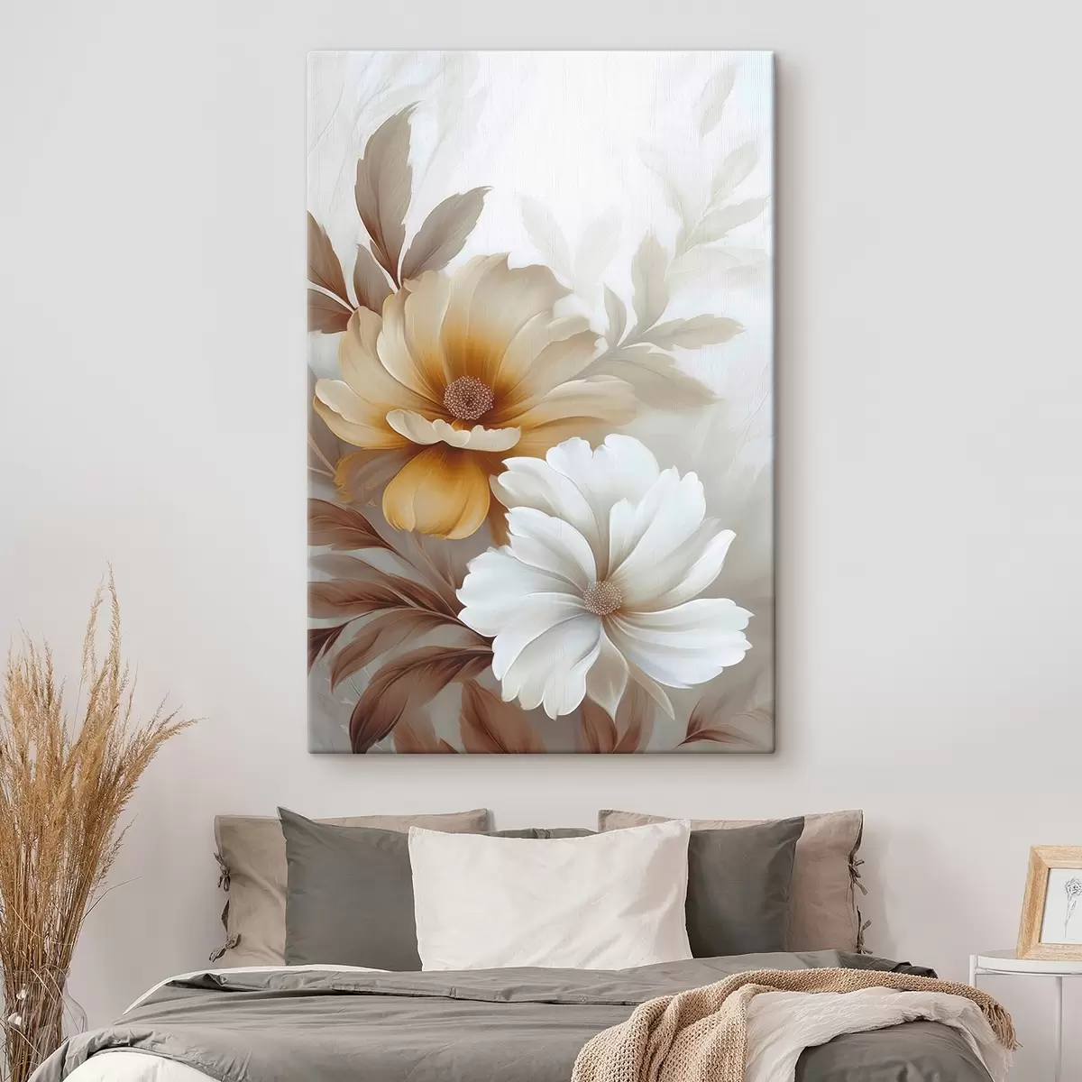  Schilderijen Bloemen met bladeren s45745