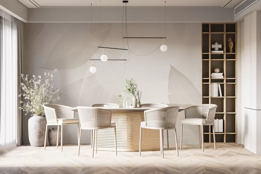 Fotobehang Scherpe bladeren w04517v1