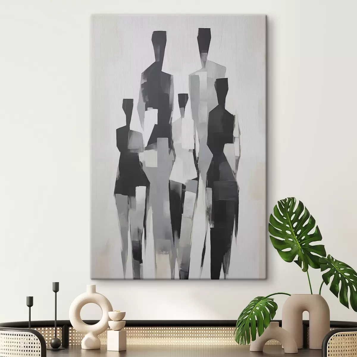  Schilderijen Abstracte silhouetten s45759