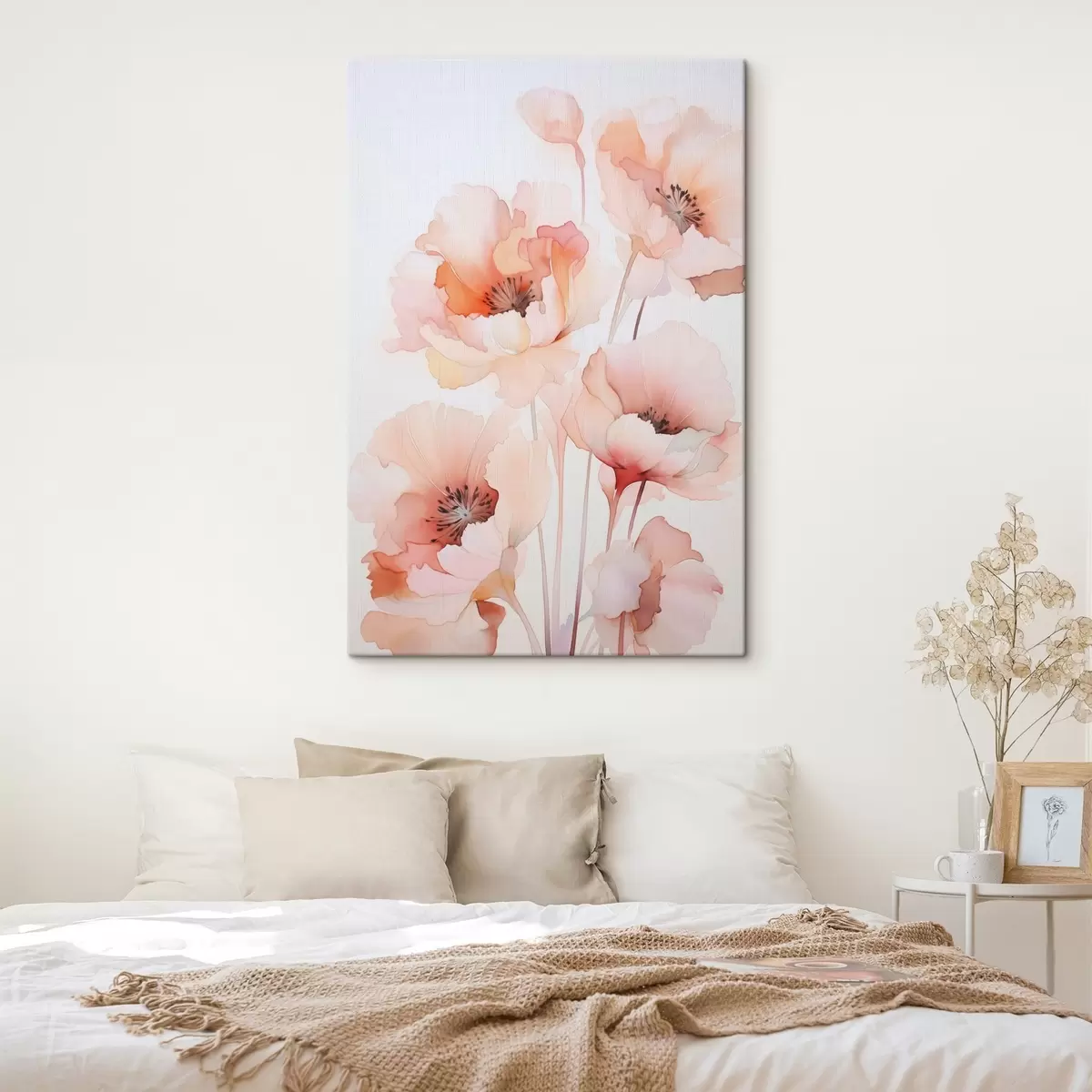  Schilderijen Klaprozen imitatie aquarel s45760