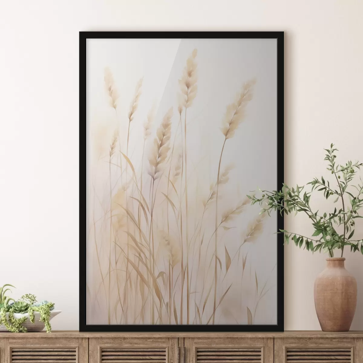 Poster Spikelets imitatie aquarel f45761