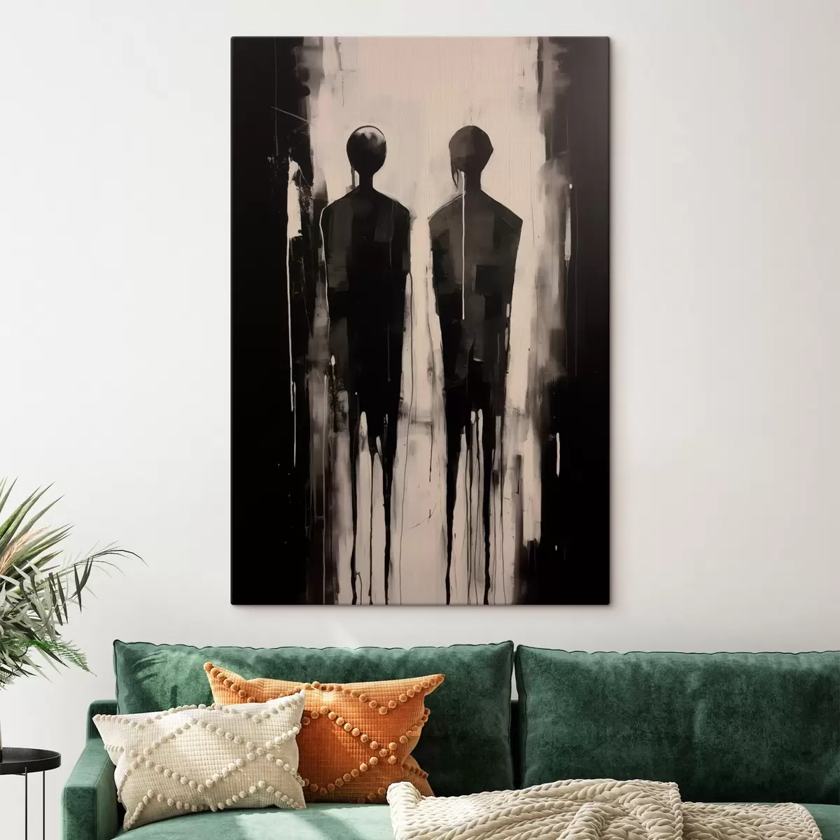  Schilderijen Twee silhouetten s45789