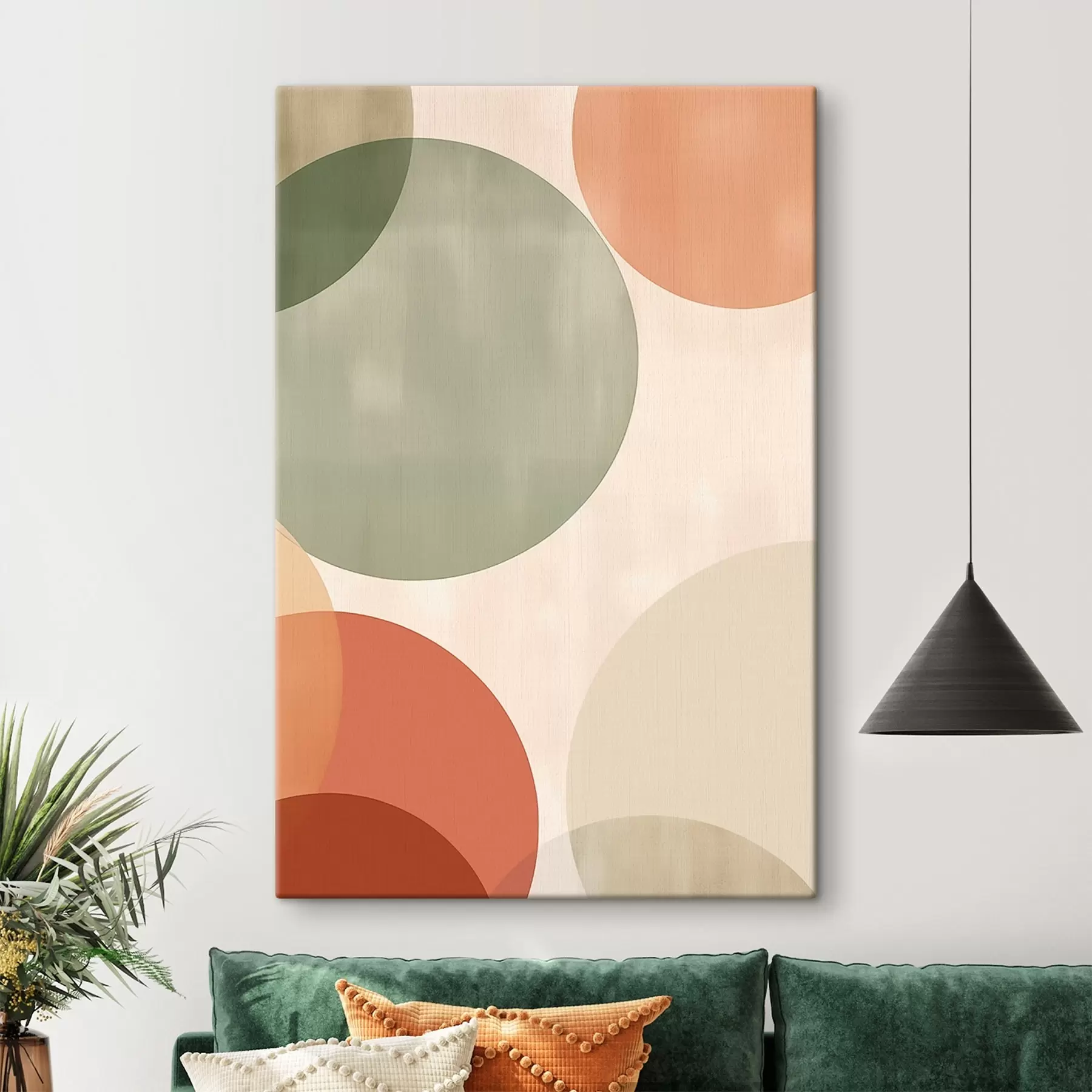  Schilderijen Grote abstracte cirkels s45794