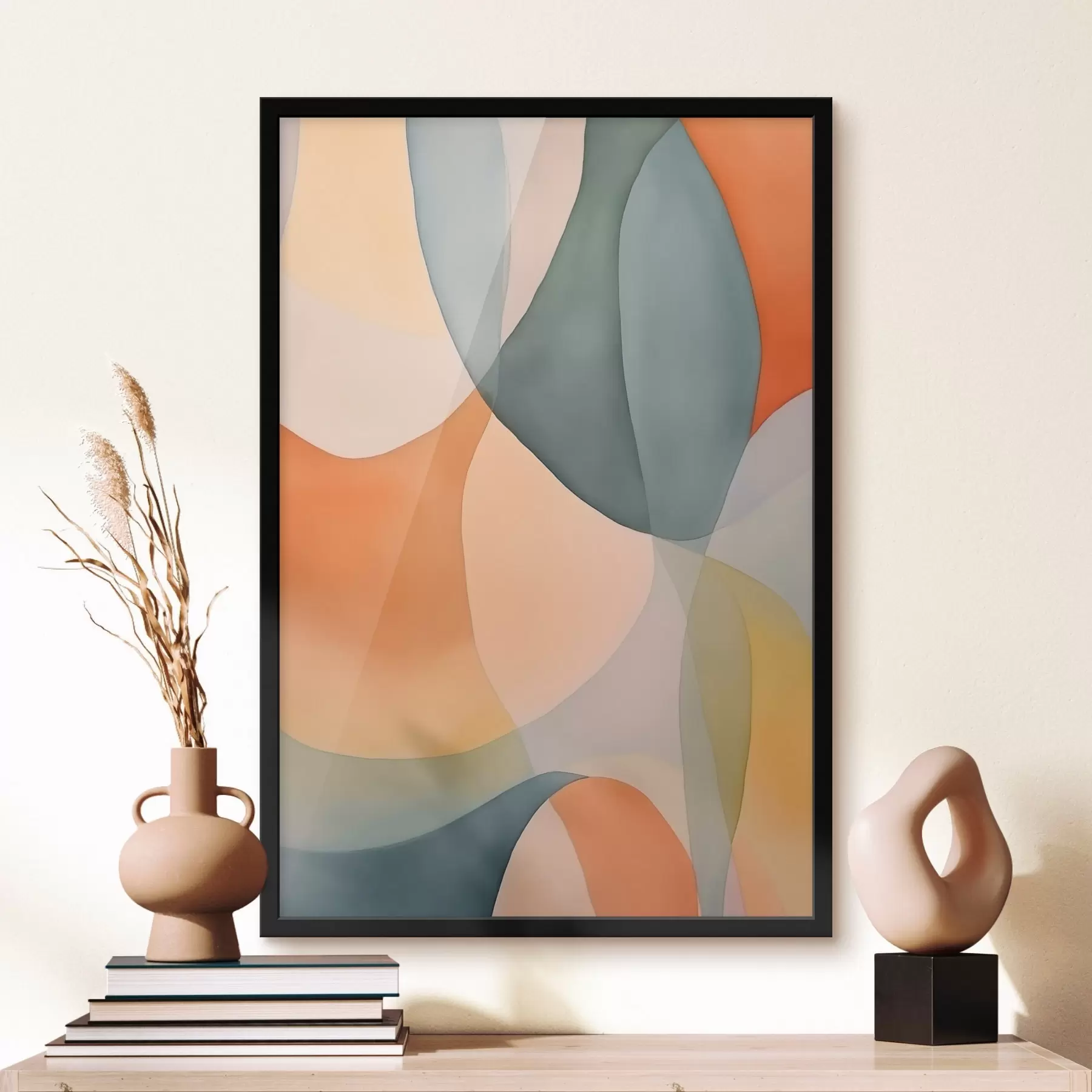 Fotobehang Abstracte golven f45787