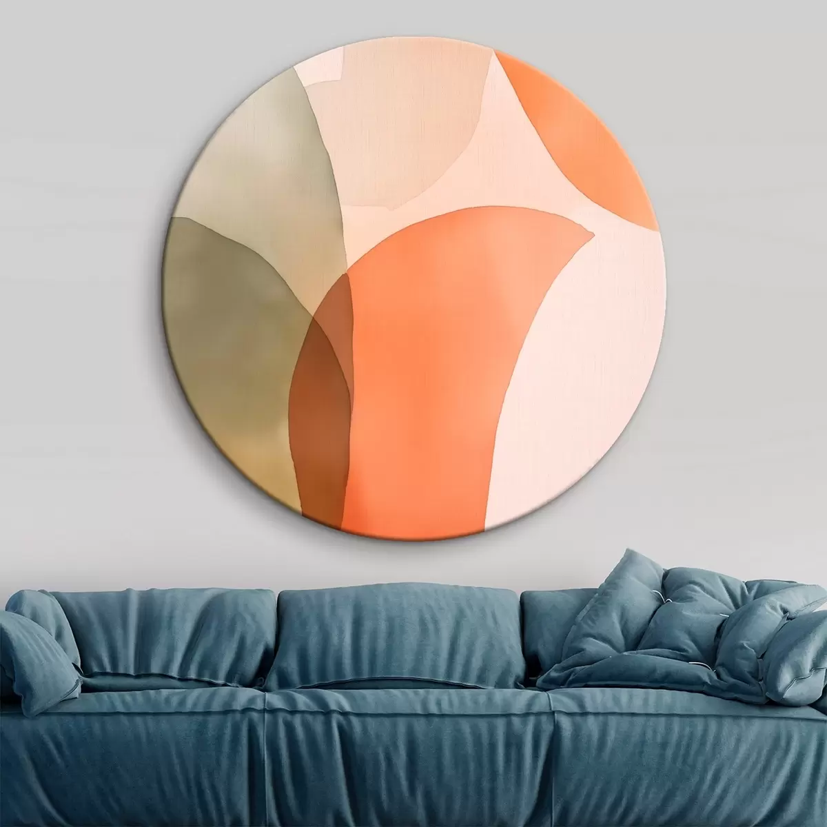 Ronde schilderijen Abstracte cirkels r45790
