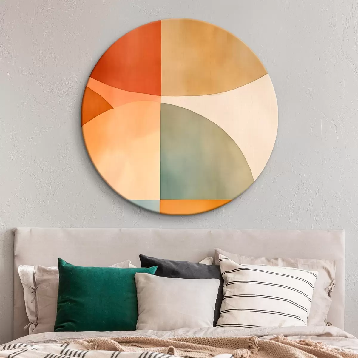 Ronde schilderijen Geometrische abstracte cirkels r45793