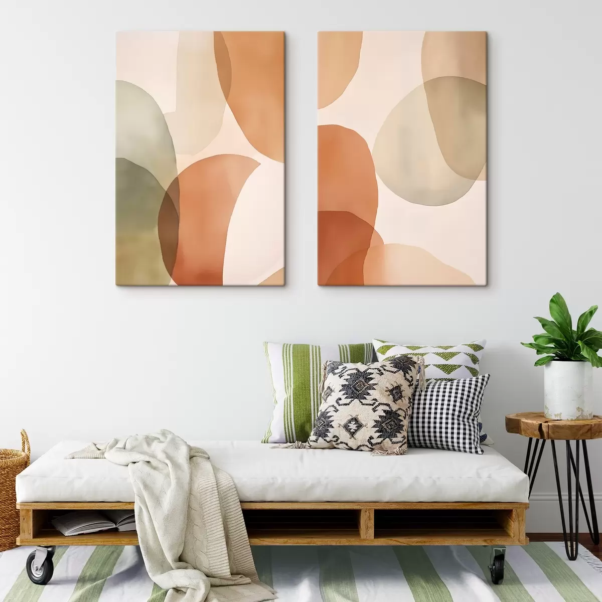  Schilderijen Gekleurde abstracte cirkels m00731