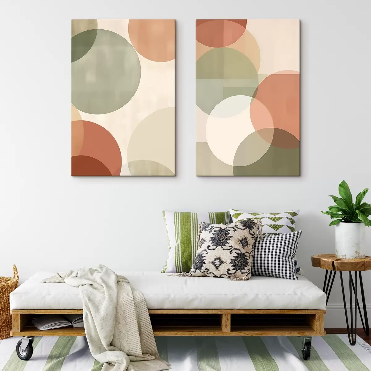  Schilderijen Abstracte cirkels m00733