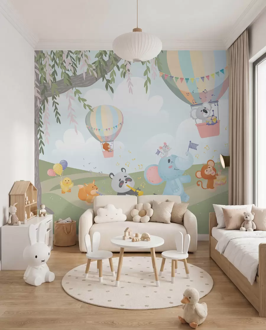 Fotobehang Spel en nabijheid w04200