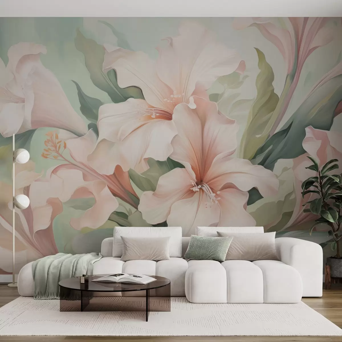 Fotobehang Bloeiende bloemen w04531