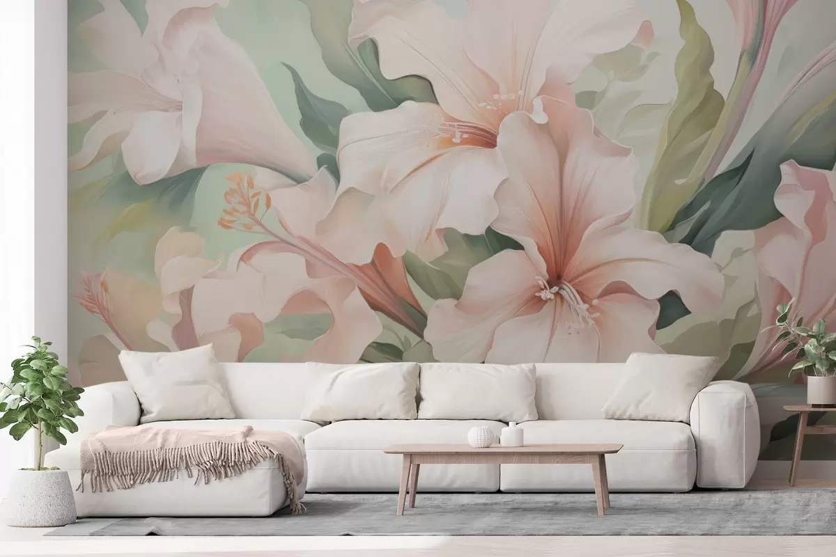 Fotobehang Bloeiende bloemen w04531