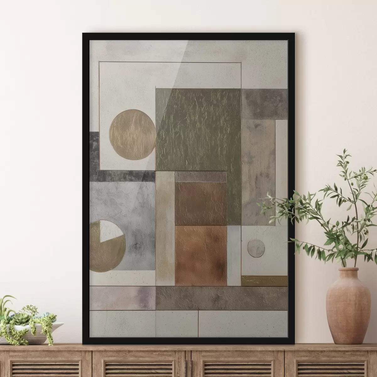 Poster abstracte moderne geometrie f45729