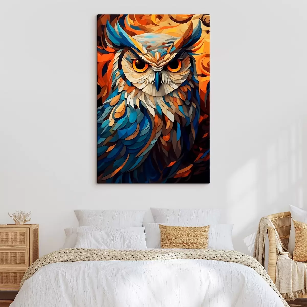  Schilderijen Abstracte uil s45836