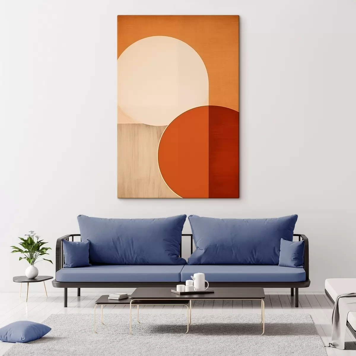  Schilderijen Abstracte halve cirkels s45845