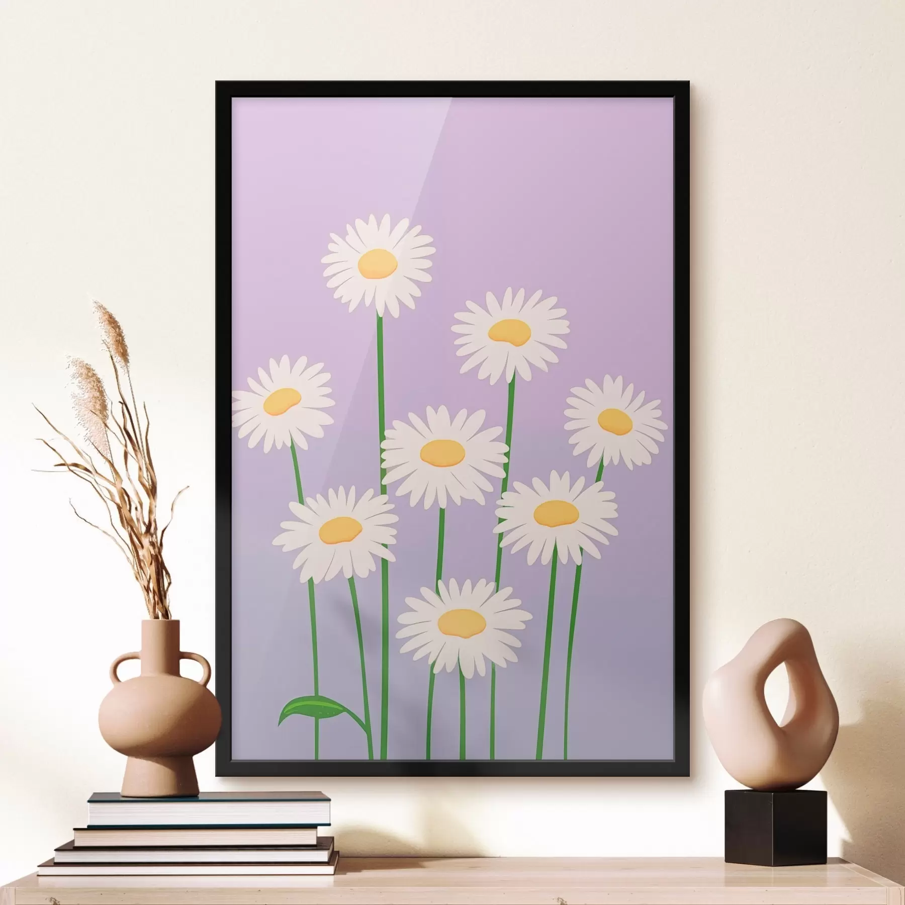 Fotobehang Boeket madeliefjes f45828