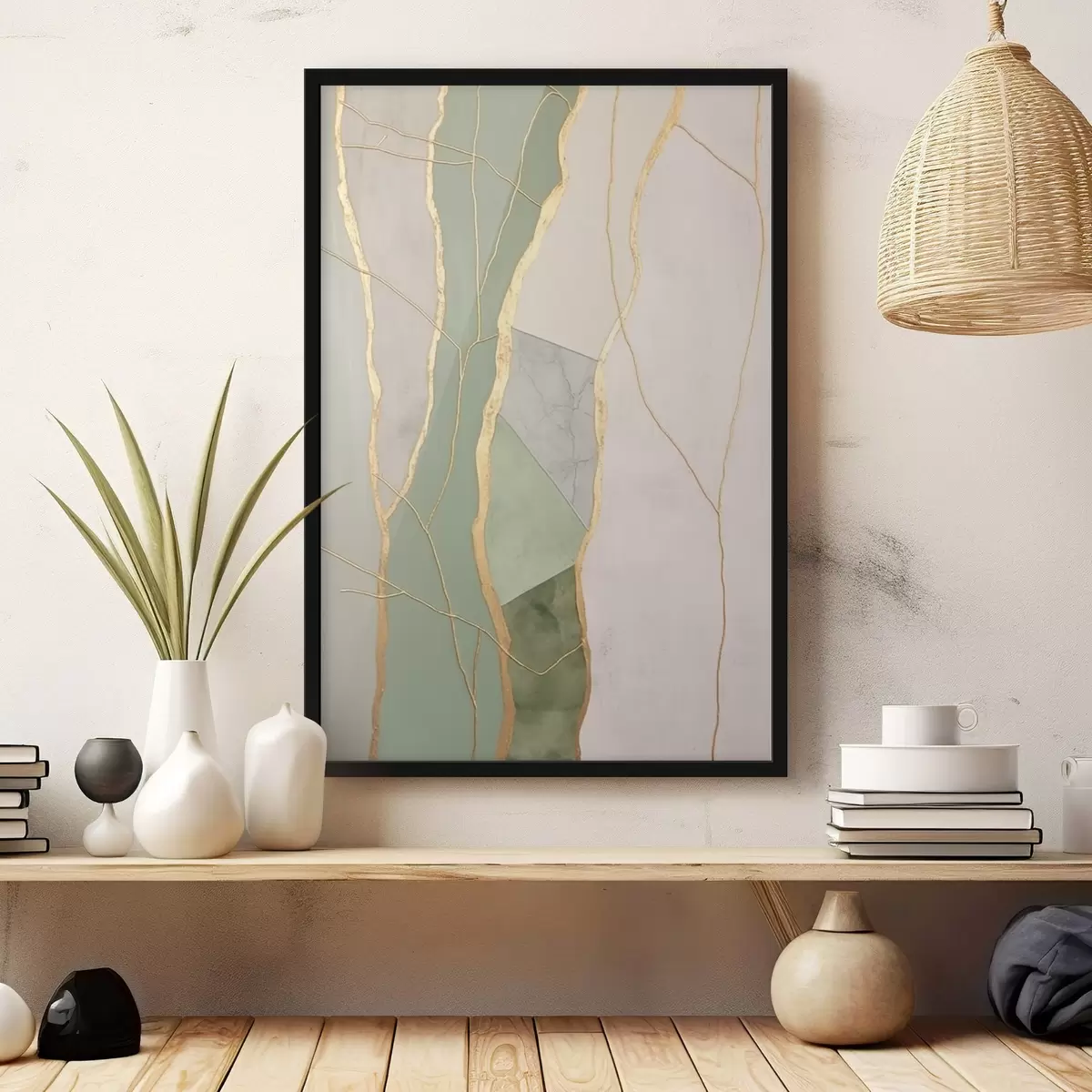 Poster Abstracte lijnen f45830