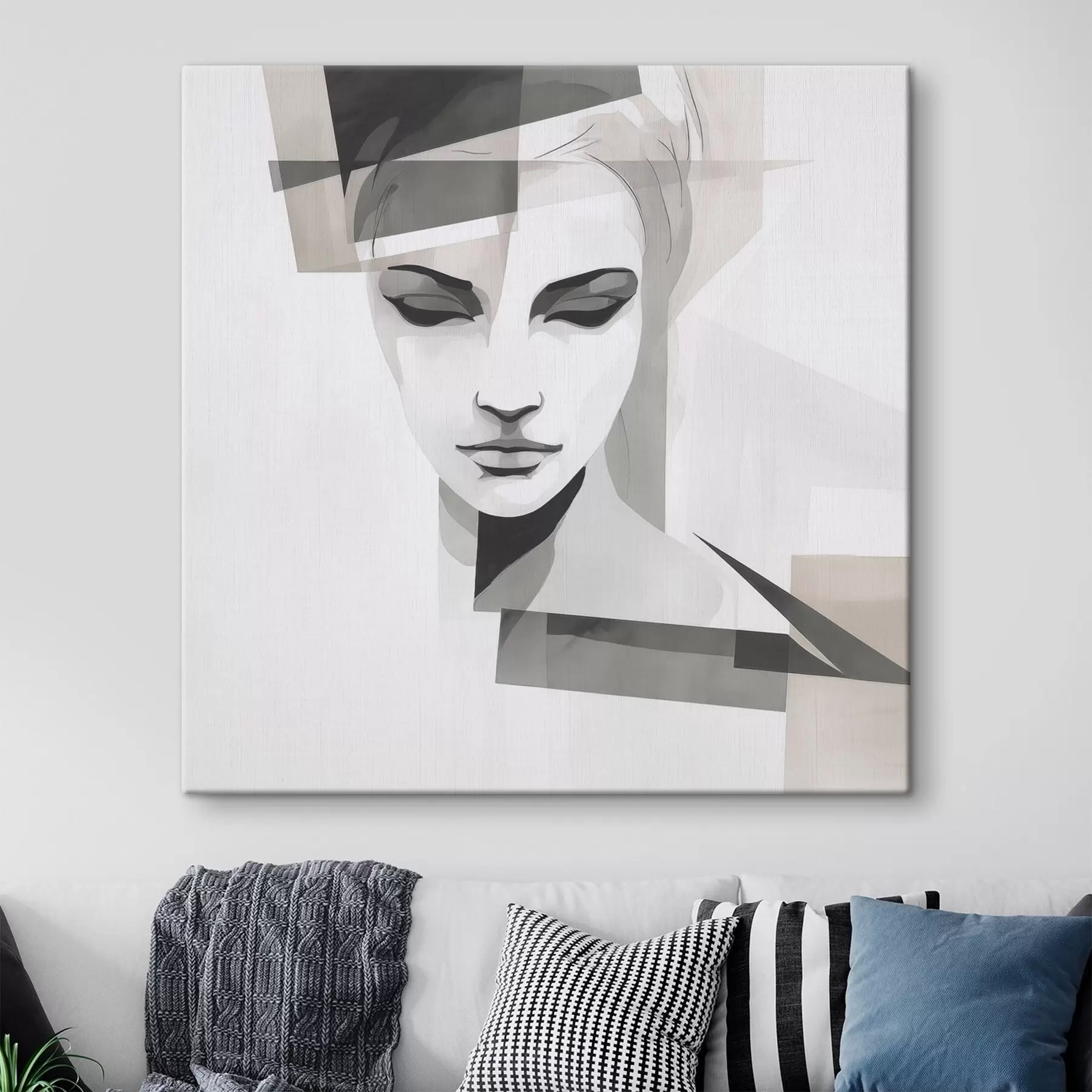  Schilderijen Abstract portret s45917