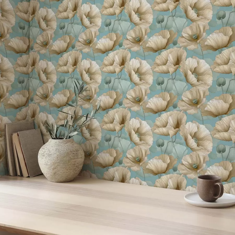 Fotobehang Grote bloemen a00539