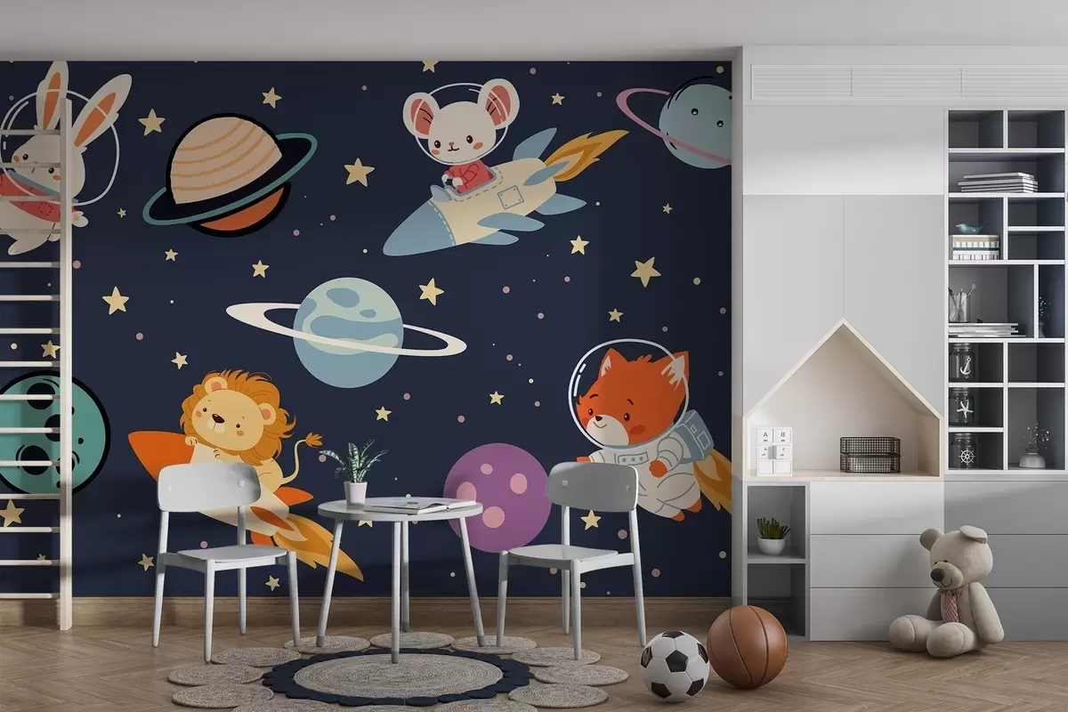 Fotobehang Dieren in de ruimte w04562