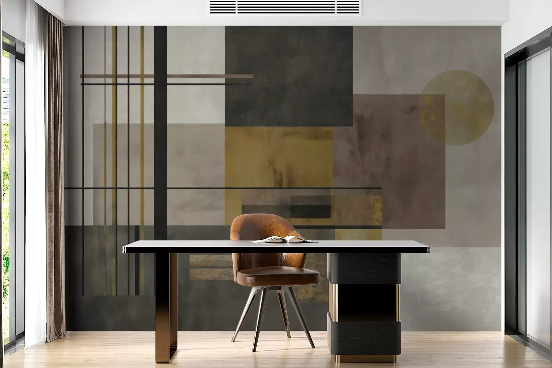 Fotobehang abstracte geometrie w04502