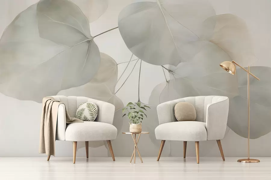 Fotobehang Enorme bladeren w04599v1