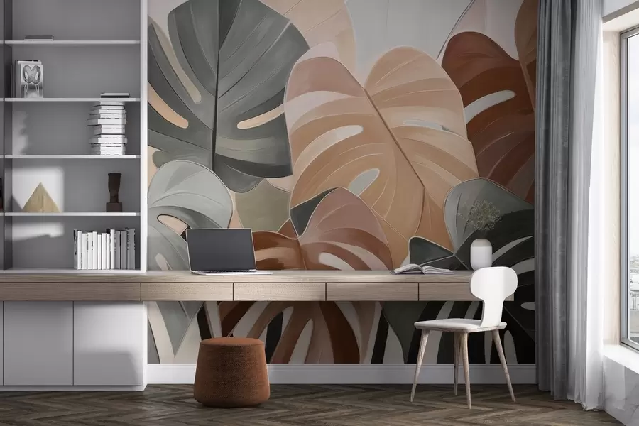 Fotobehang Bladachtig ritme w04568v2 kopen - Uwalls.nl Fotobehang Bladachtig ritme w04568v2