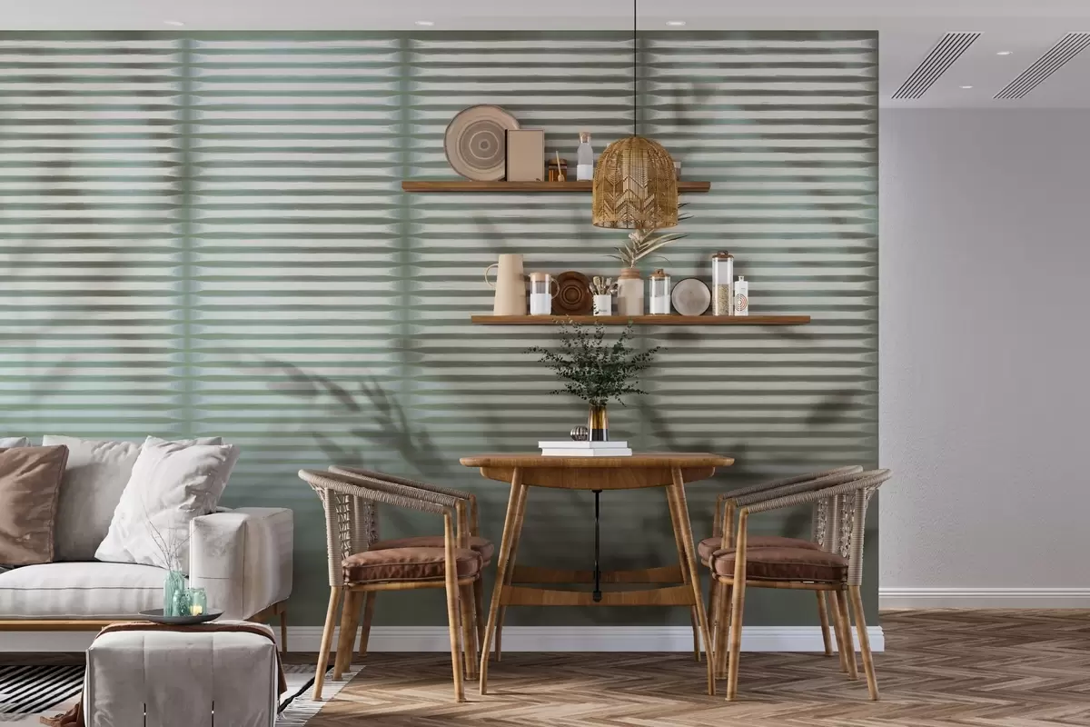 Fotobehang Bladeren sluier w04569