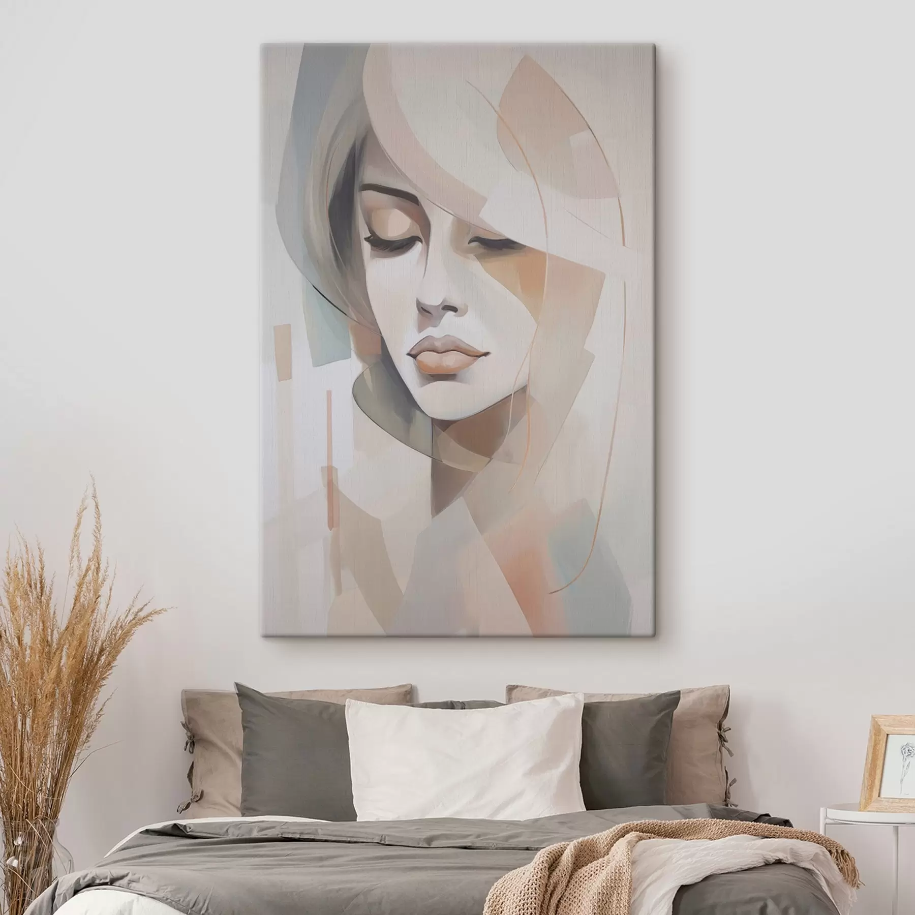  Schilderijen Abstract portret van een meisje s45972