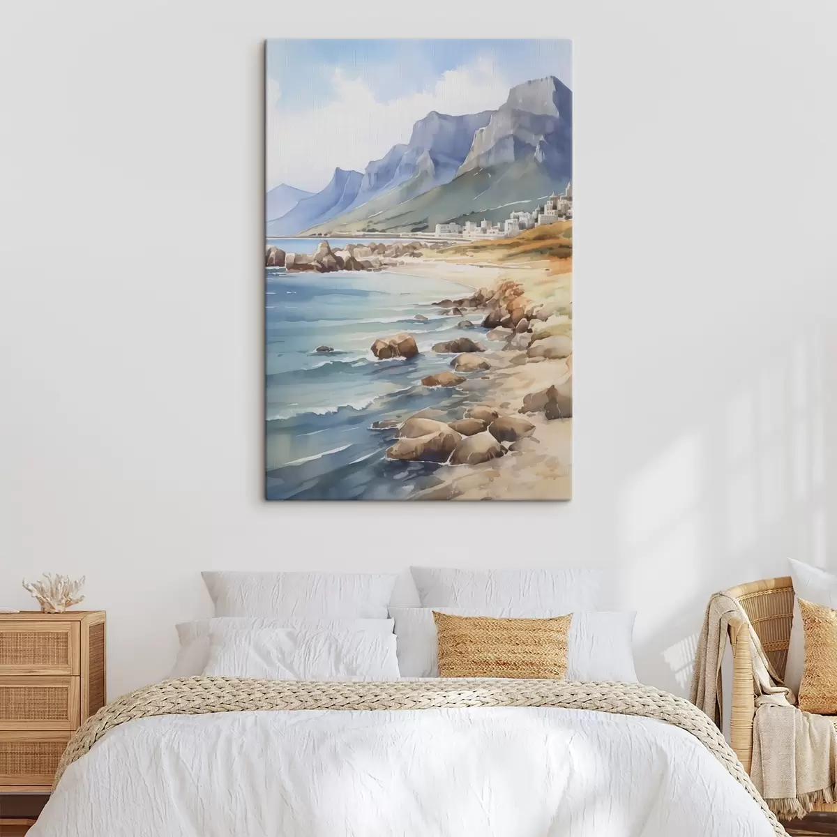  Schilderijen Kust imitatie van aquarel s45978