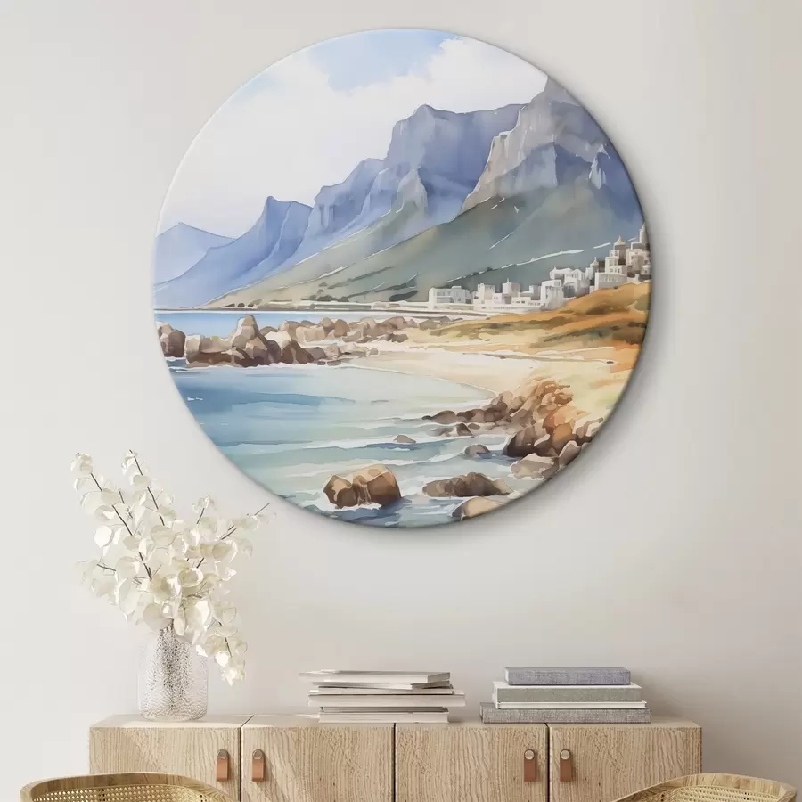  Schilderijen Kust imitatie van aquarel r45978