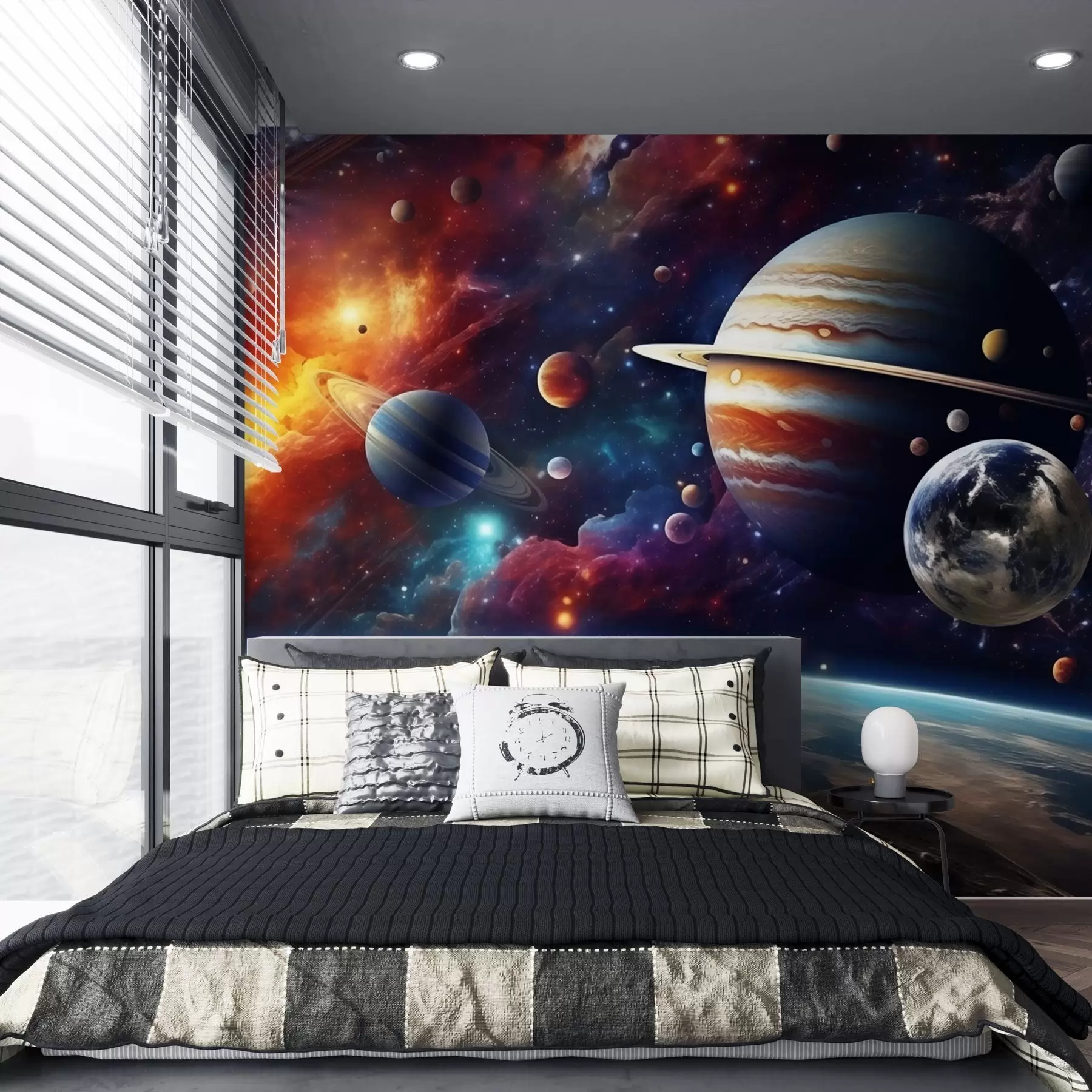 Fotobehang Voorbij de aardse horizon w04576