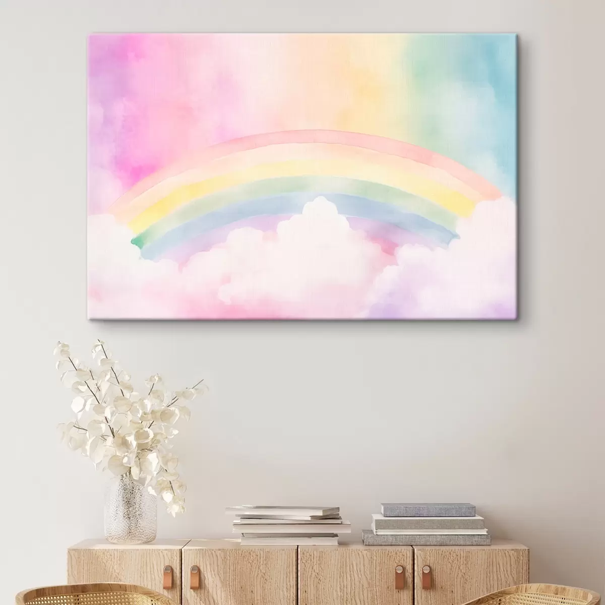  Schilderijen Regenboogwolken s45954