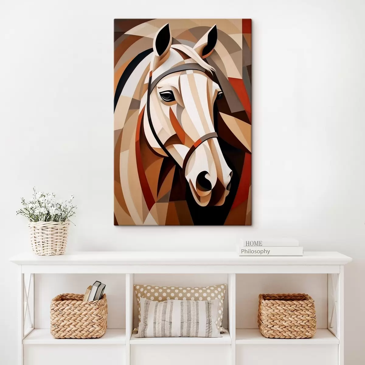 Schilderijen Kubistisch paard s45968