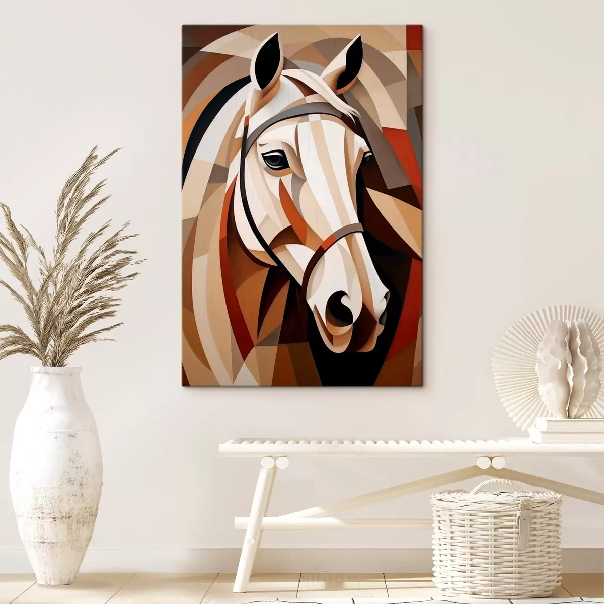  Schilderijen Kubistisch paard s45968