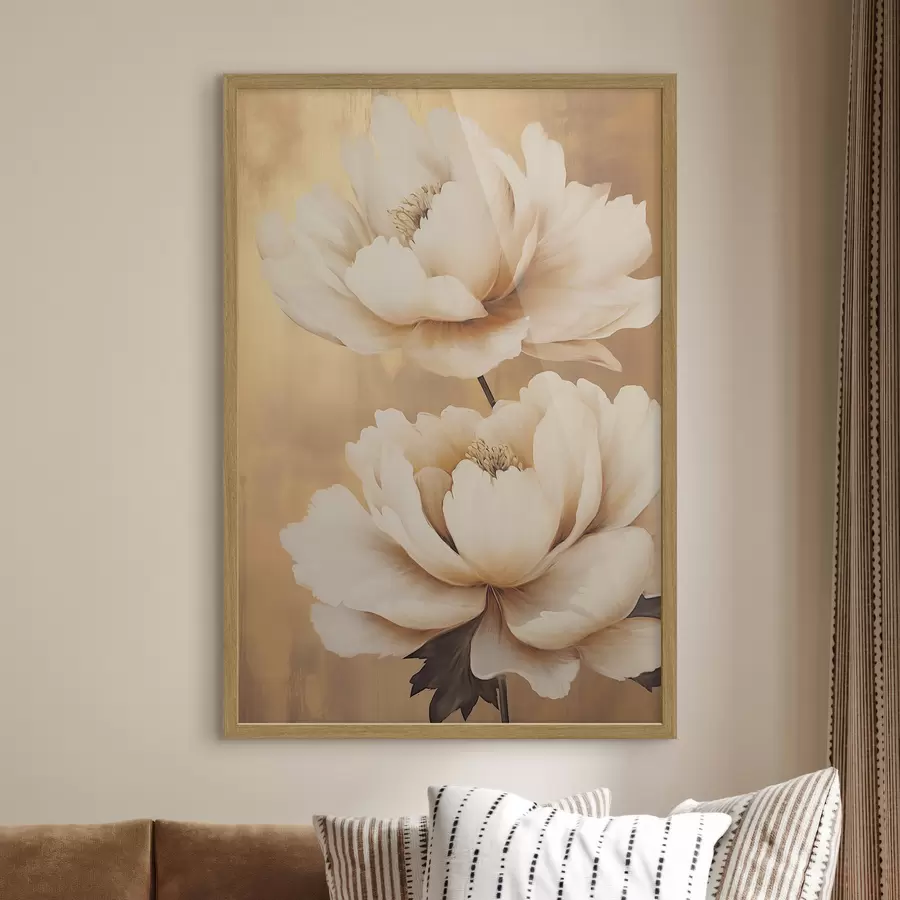 Fotobehang Pioenrozen f45956