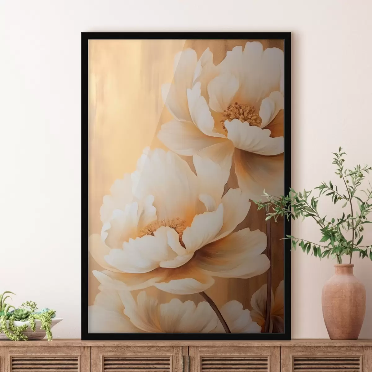 Poster Pioenrozen f45957