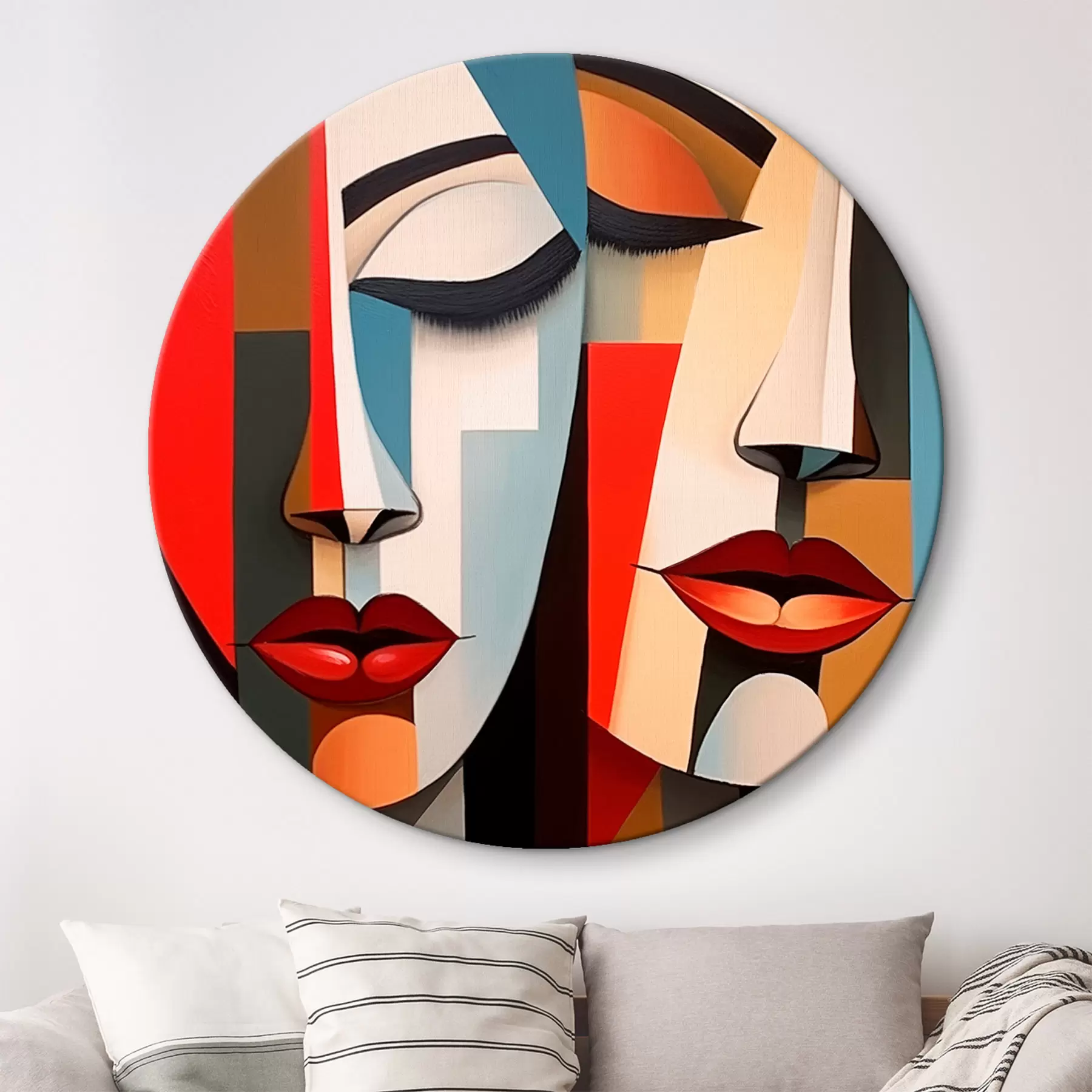  Schilderijen Abstracte vrouwelijke gezichten r45967
