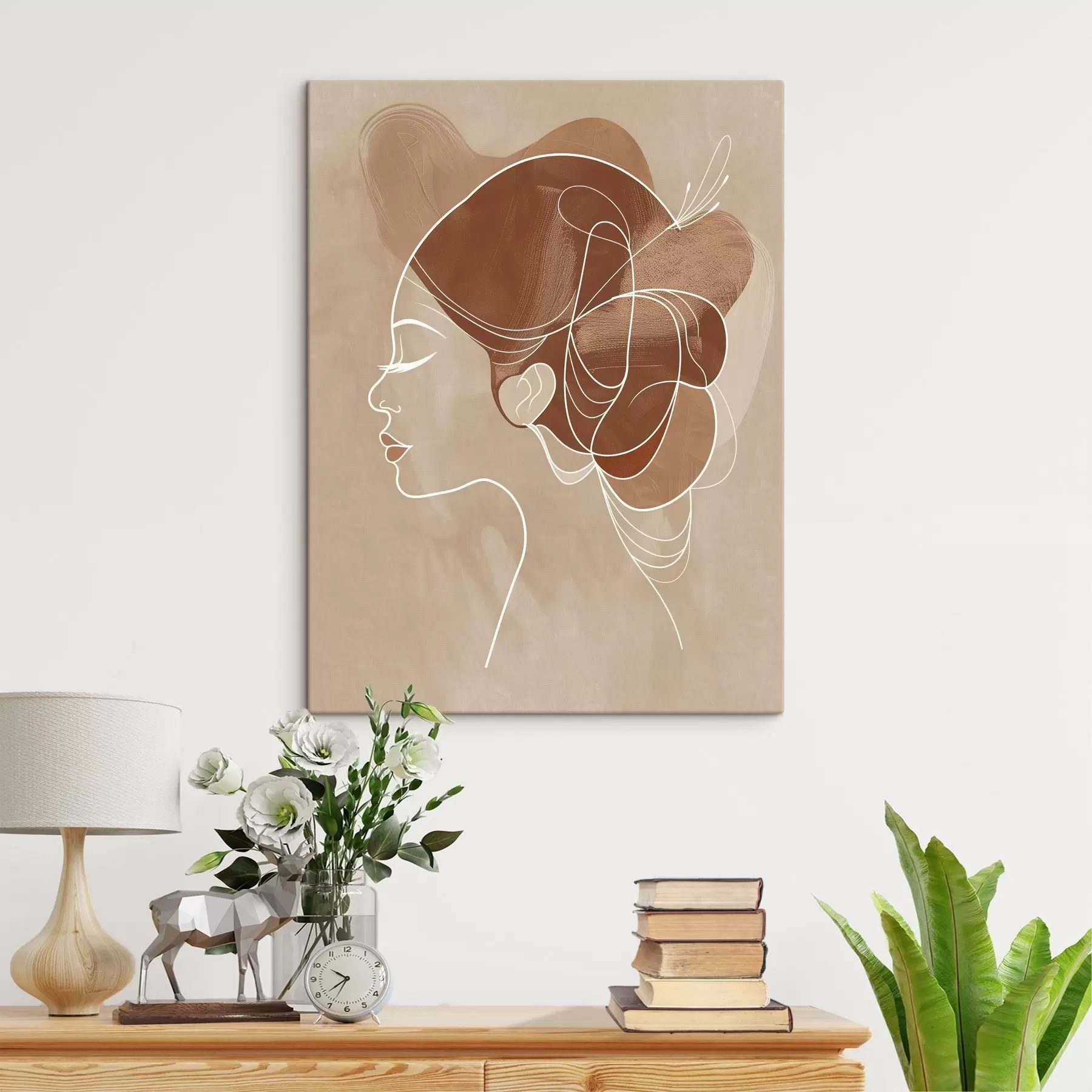  Schilderijen Abstracte compositie, meisje s45655