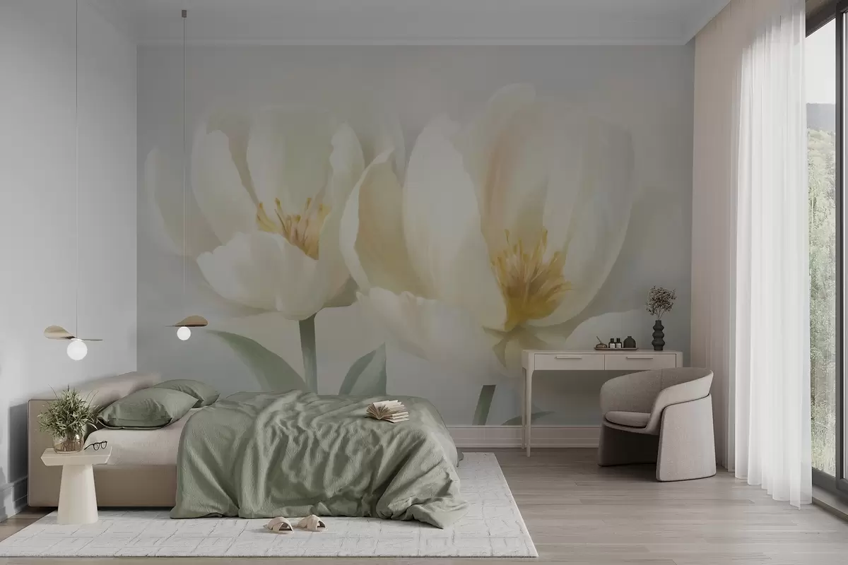 Fotobehang Bloemen in bloei w04652