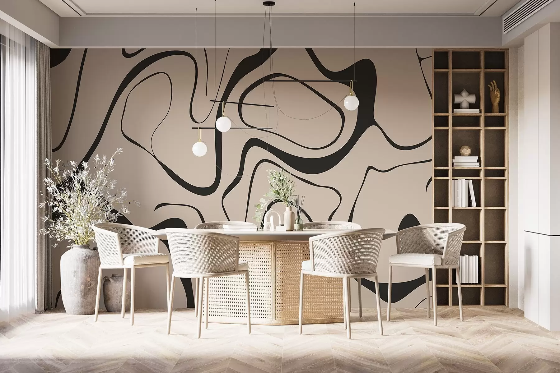 Fotobehang Abstract patroon w04649