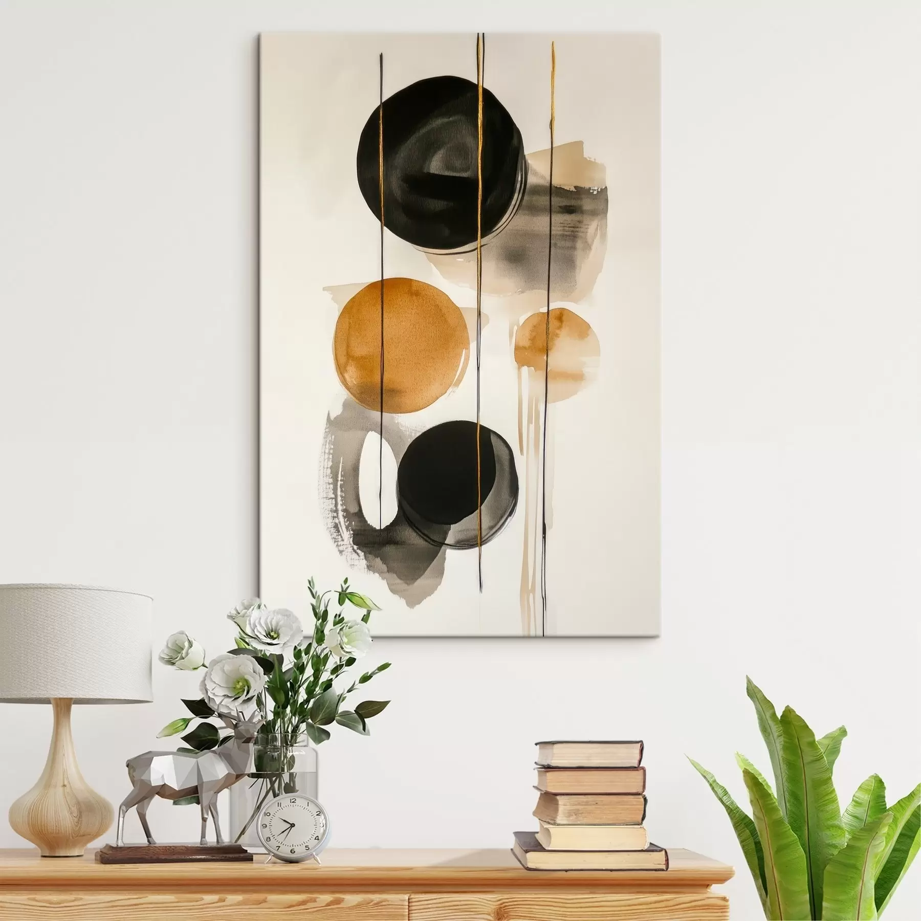  Schilderijen Abstracte cirkels s45779