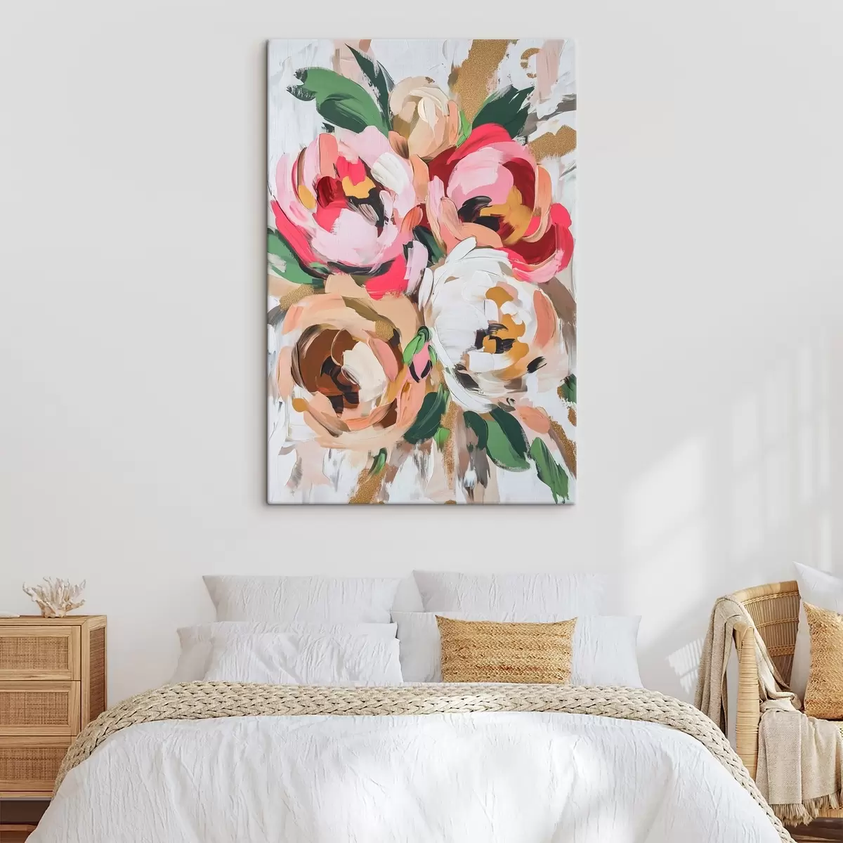 Schilderijen Abstract boeket bloemen s45982