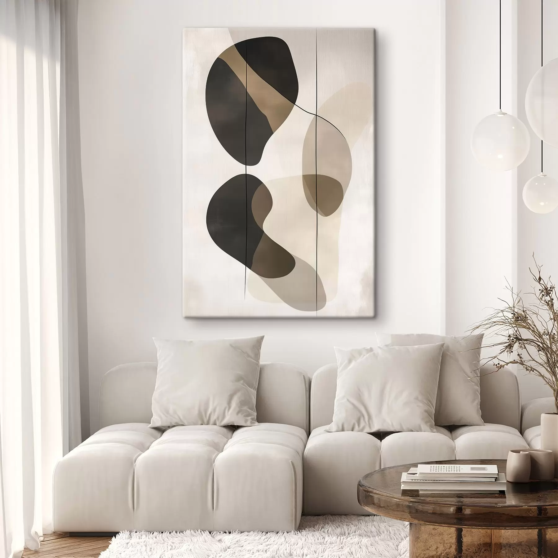  Schilderijen Zwevende abstracte vormen s45991