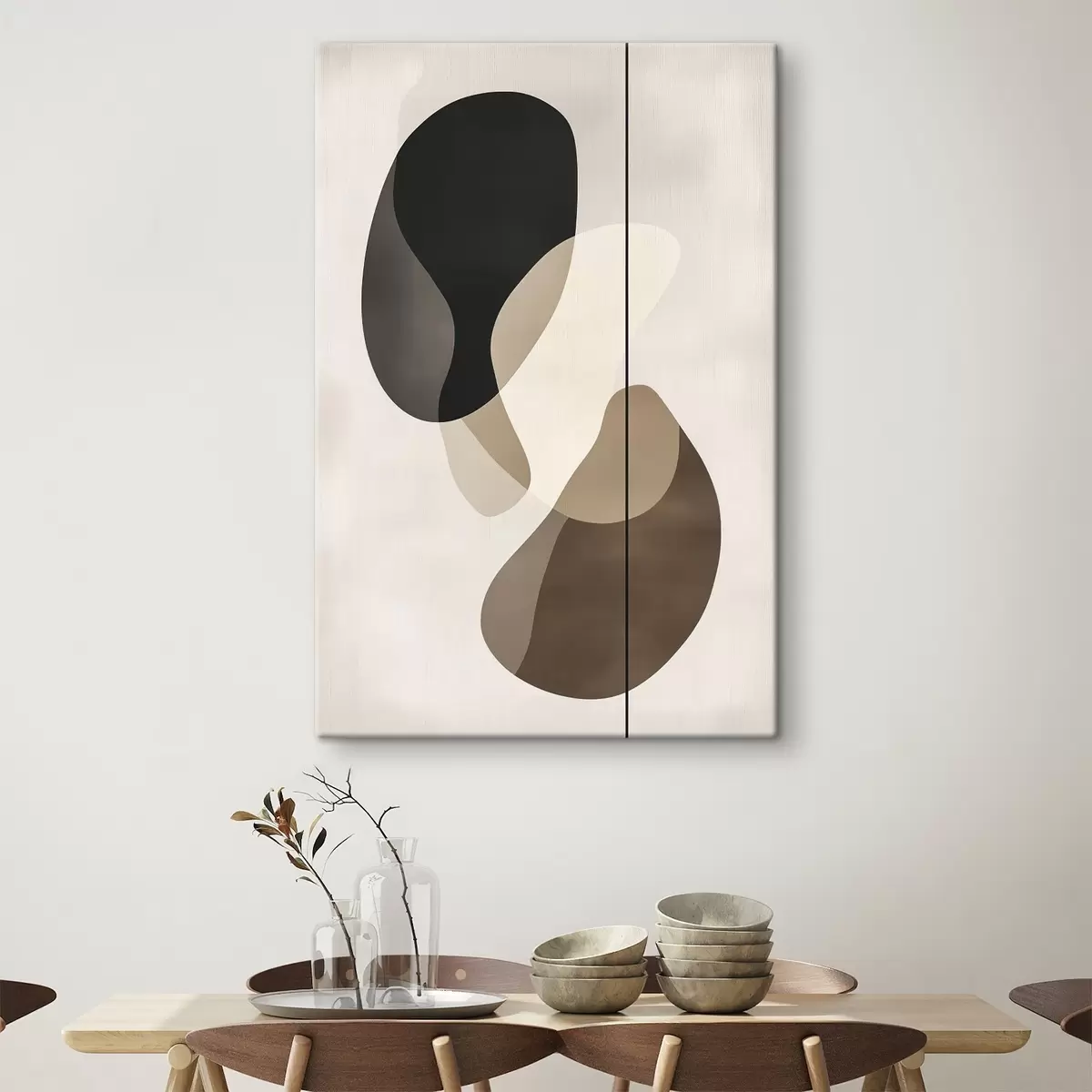  Schilderijen Zwevende abstracte vormen s45994