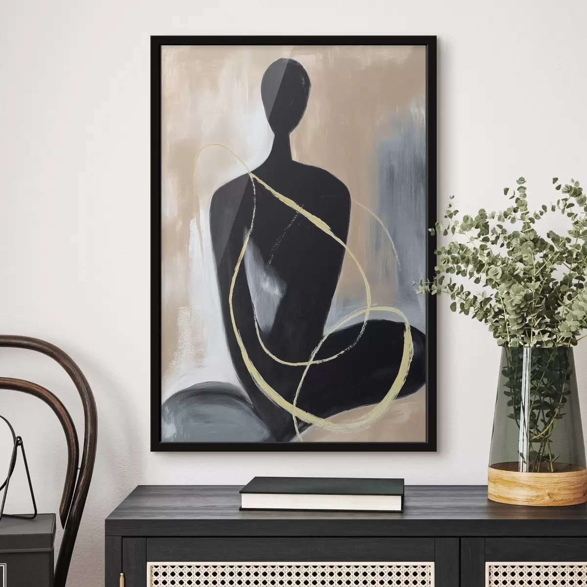 Poster Abstract silhouet f45985
