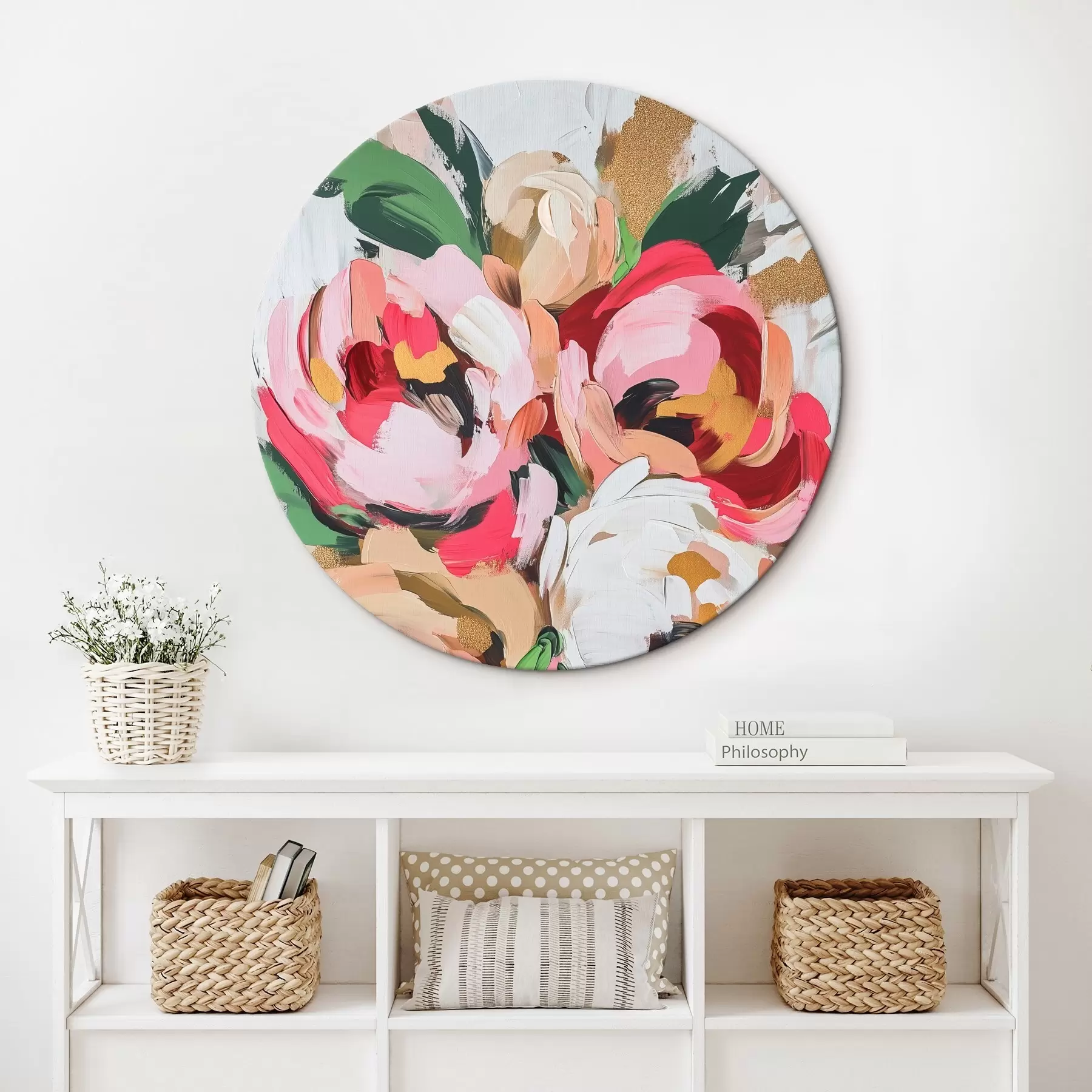  Schilderijen Abstract boeket bloemen r45982