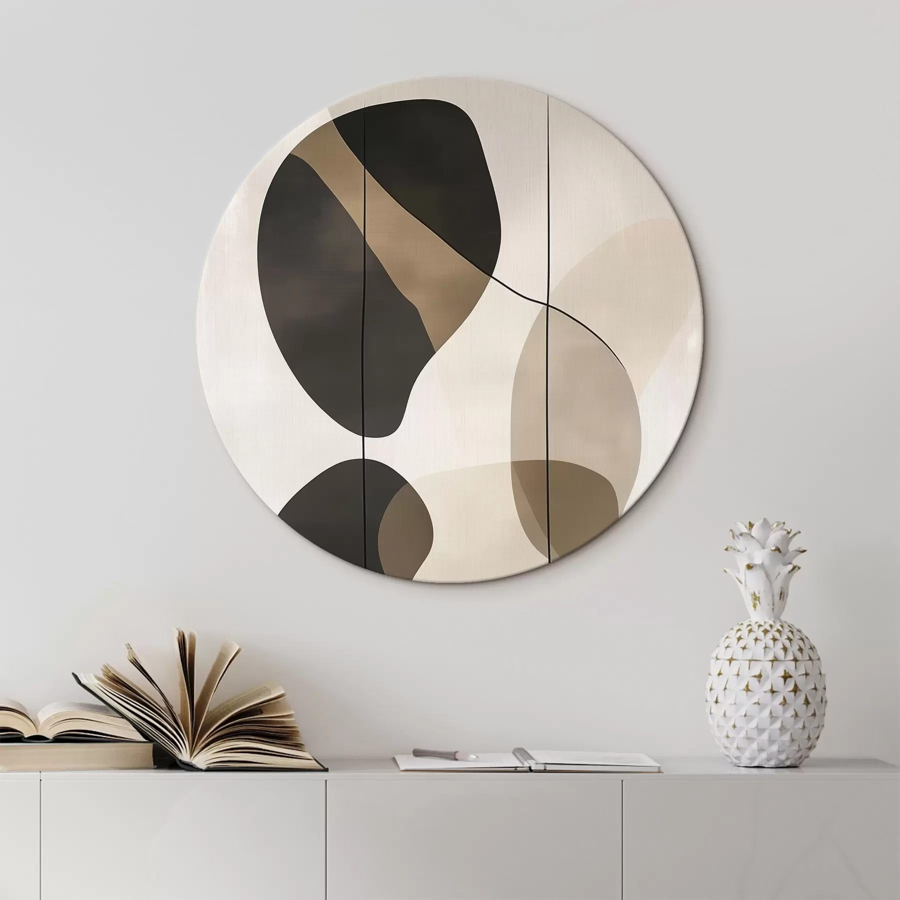  Schilderijen Zwevende abstracte vormen r45991