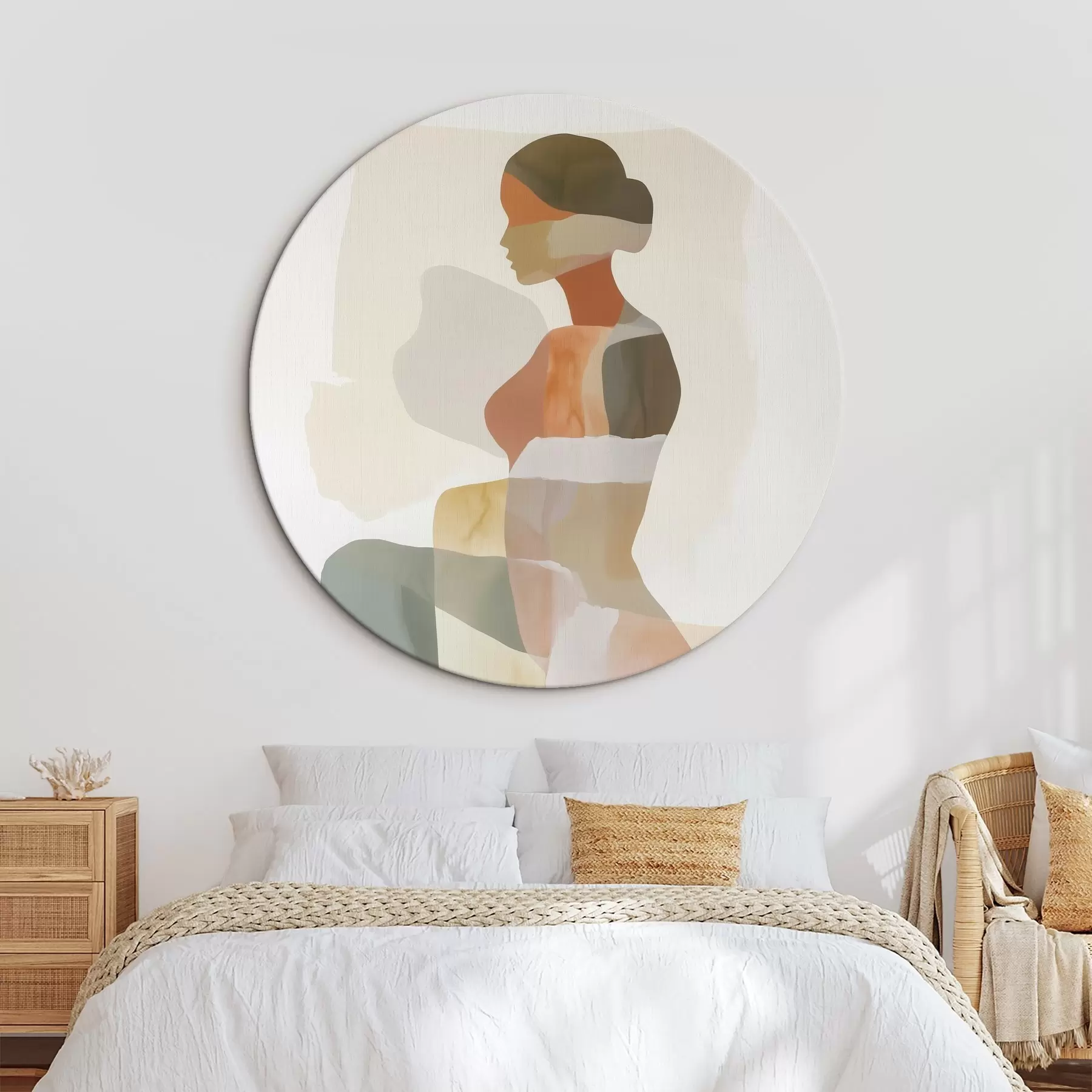  Schilderijen Abstract vrouwelijk silhouet r45992