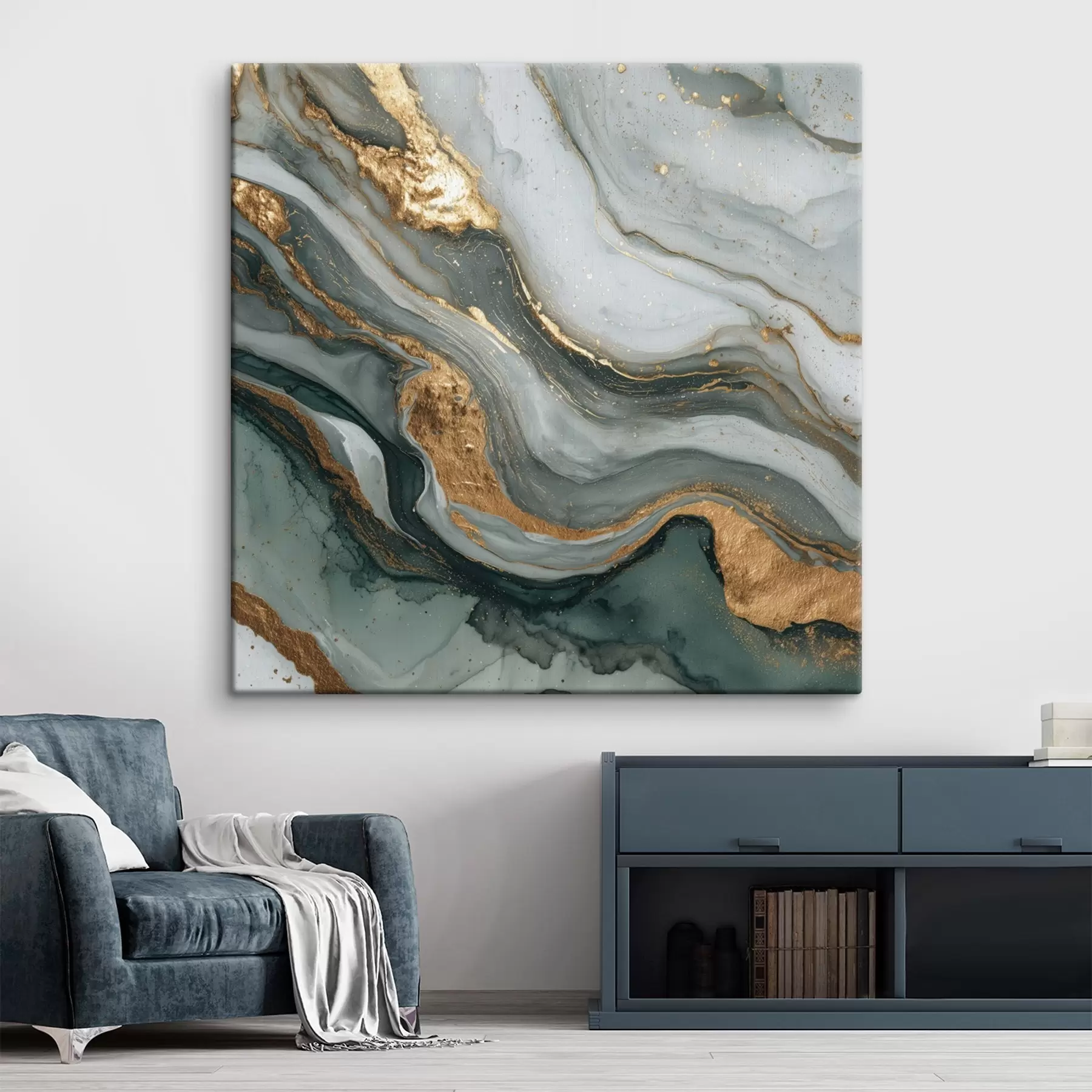  Schilderijen Abstractie in marmertextuurstijl s45857