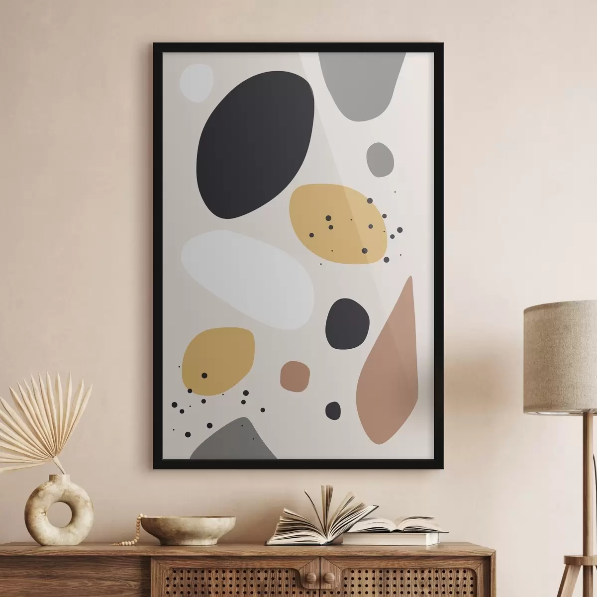 Poster Abstracte vlekken f46067